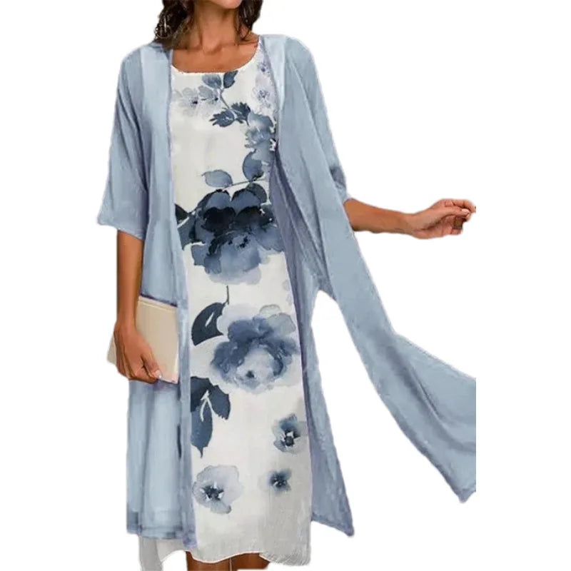 Robe Gris clair taille L' femme - MDN Store 25