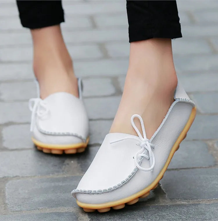 Ballerines Cuir Nœud Papillon Grande Taille | MDN Store