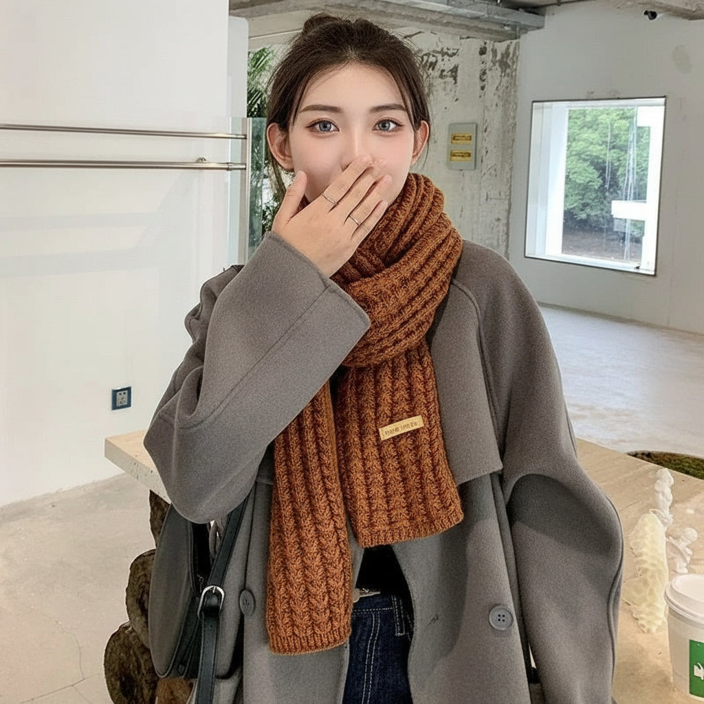 Écharpe Tricotée Thermique Hiver | MDN Store