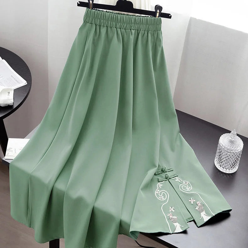 Ensemble Hanfu Chinois Brodé Papillon 2 Pièces | MDN Store