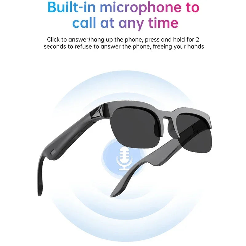 Lunettes Intelligentes Bluetooth 5.3 Traduction IA Temps Reel Musique | MDN Store 25