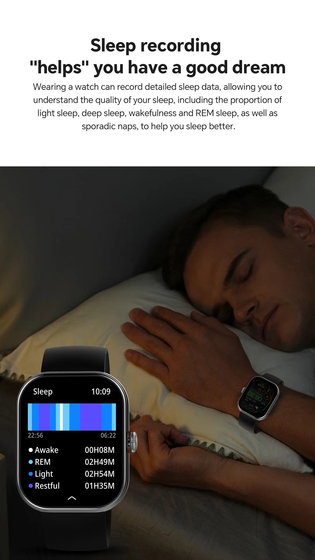 Montre Connectée 1000mAh 2.01" 30 Jours Autonomie | MDN