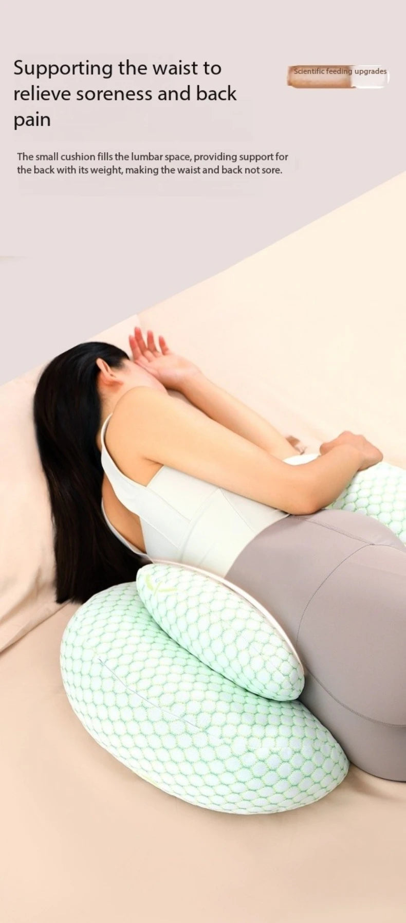 Coussin Maternité Soutien Abdominal Coton Confort Grossesse | MDN