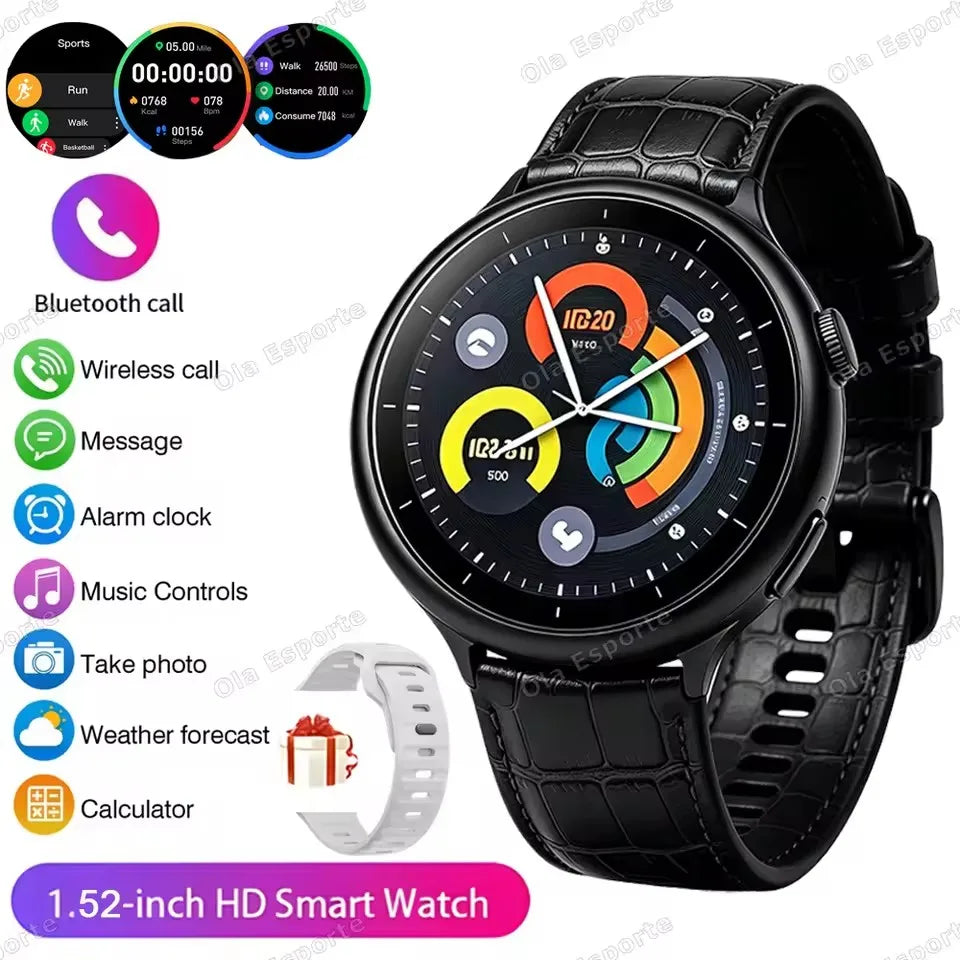 Montre Connectee Sport Assistant Vocal Bluetooth 5.3 Ecran 1.5 Pouce | MDN Store 25