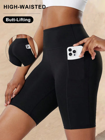 Short Sport Femme Taille Haute Slim | MDN Store 25
