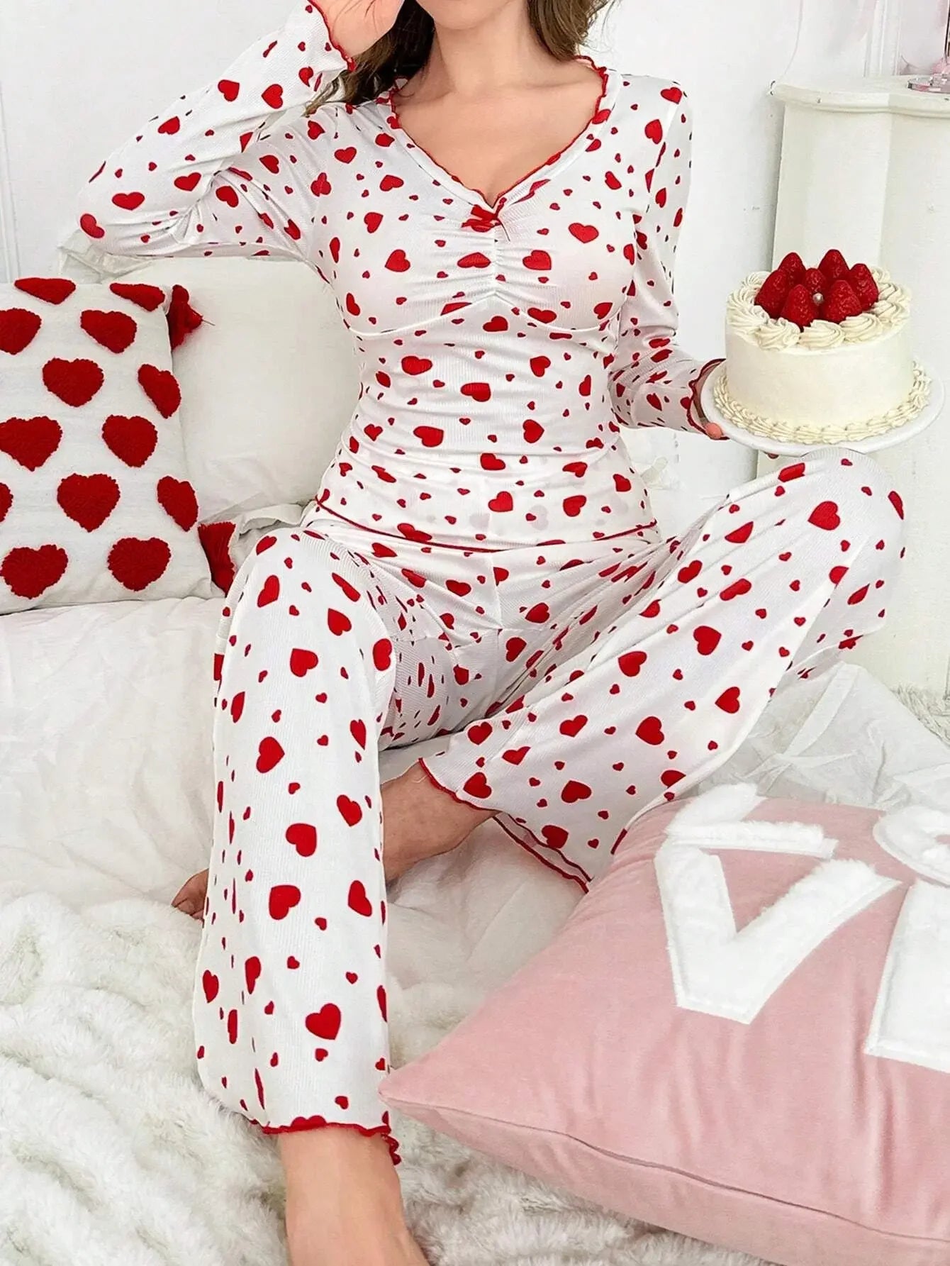 Pyjama Automne Hiver Cœur | MDN Store
