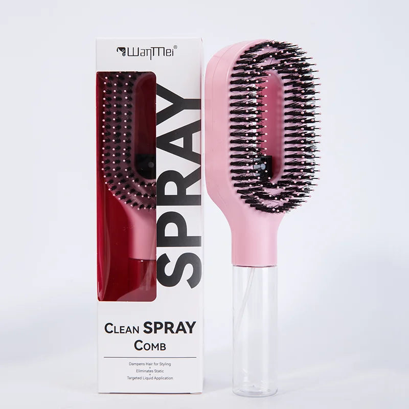 Brosse Demelante 2-en-1 Pulverisateur Massage Cuir Chevelu Antistatique | MDN Store 25