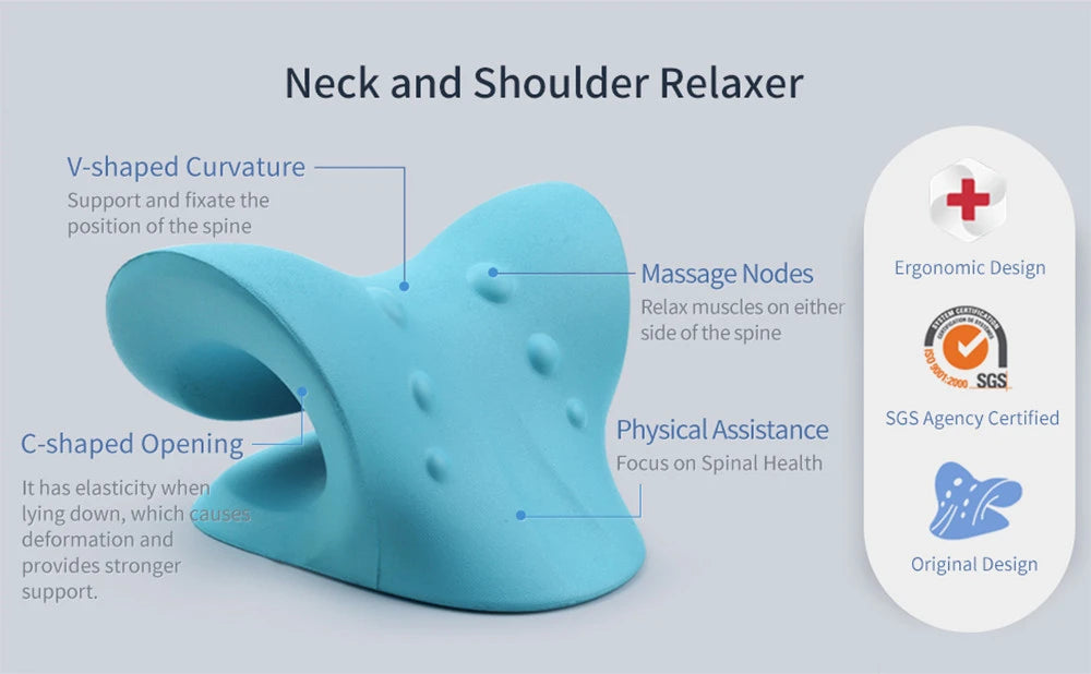 Appareil Traction Cervicale Massage Nuque Relaxation Chiropratique | MDN