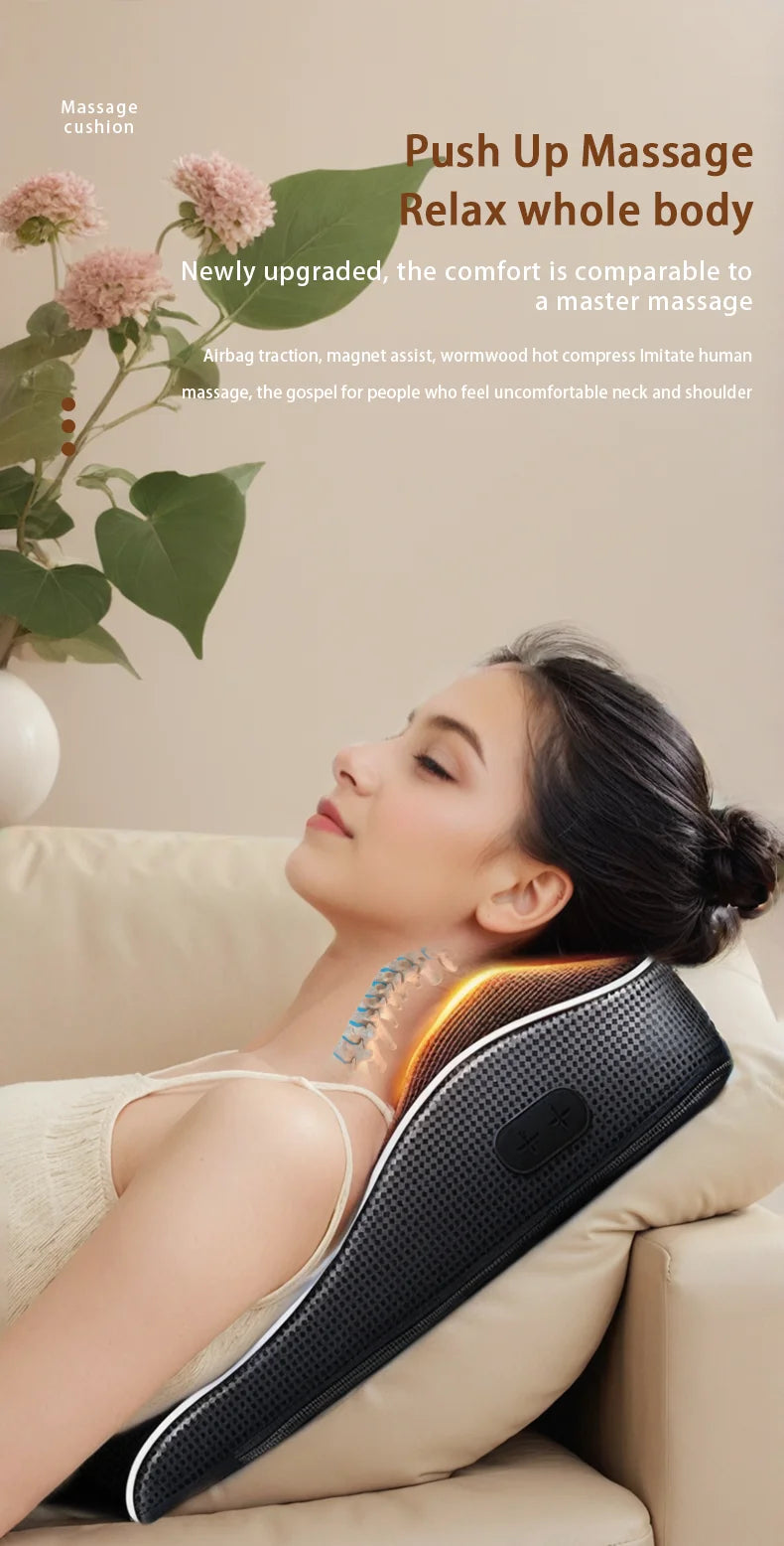 Masseur Cervical Électrique Shiatsu Chauffant Nuque Épaules | MDN Store