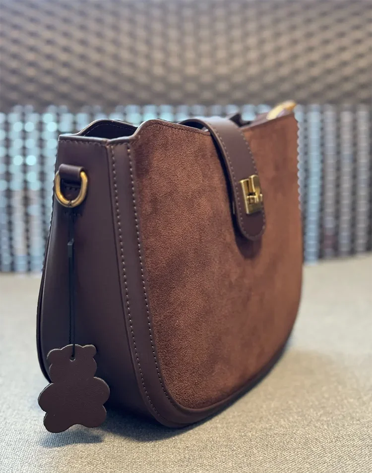 Sac à Main Femme Cuir Véritable Daim Luxe Grande Capacité - MDN