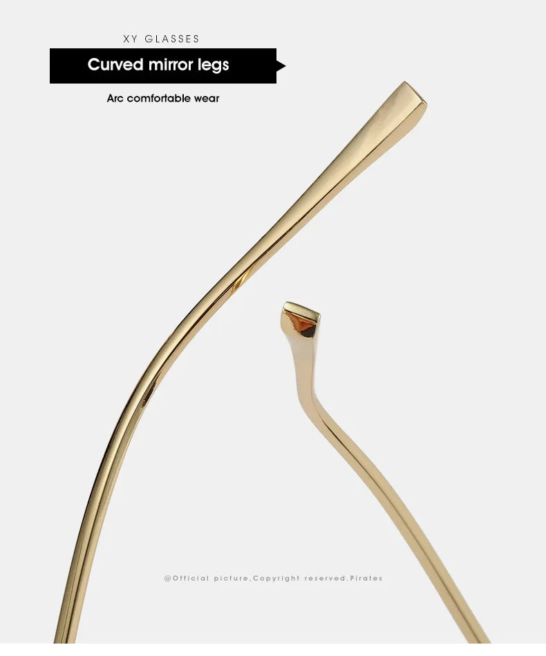 Lunettes Soleil Rectangle Y2K Alliage | MDN