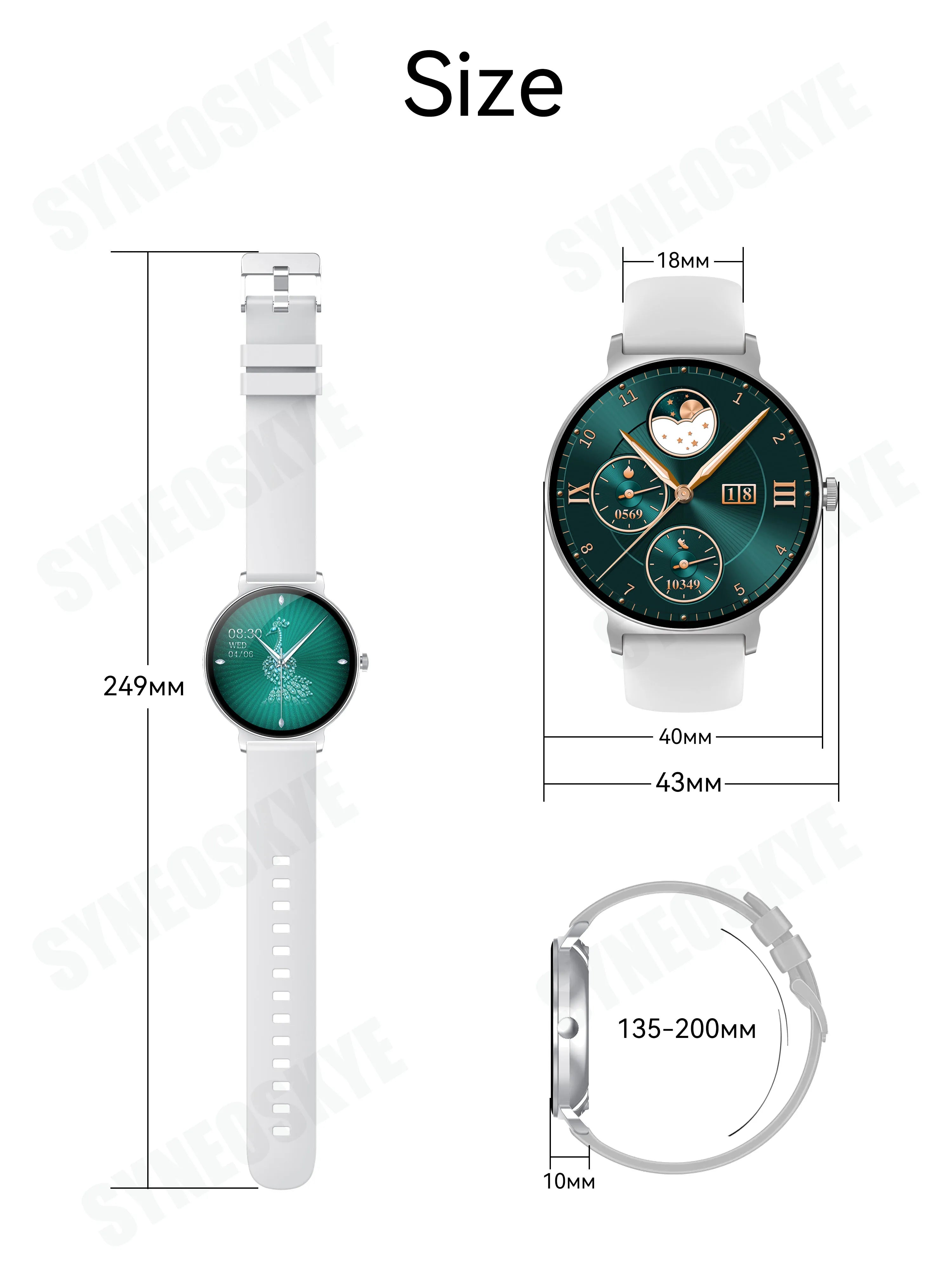 Montre Connectée Femme Luxe 1.27" Bluetooth | MDN Store