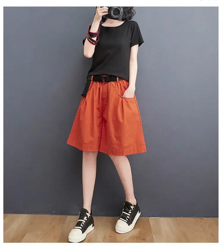 Short Femme Large Casual Coupe Ample Été | MDN