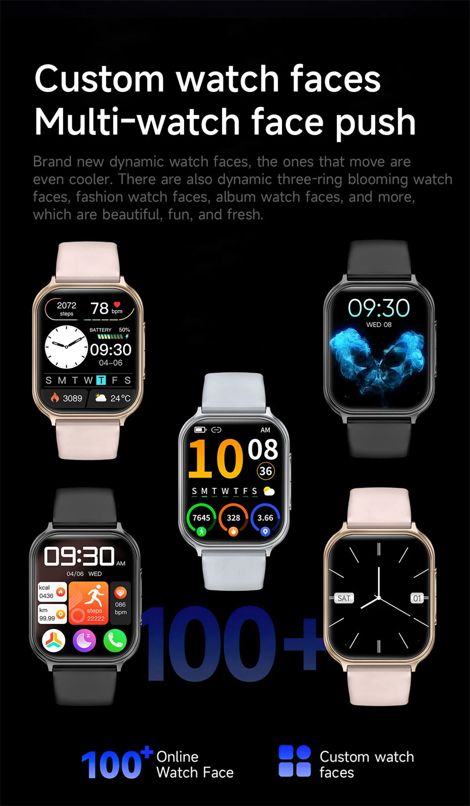 Montre Connectée GPS 1.83" Acier 700mAh IP68 | MDN