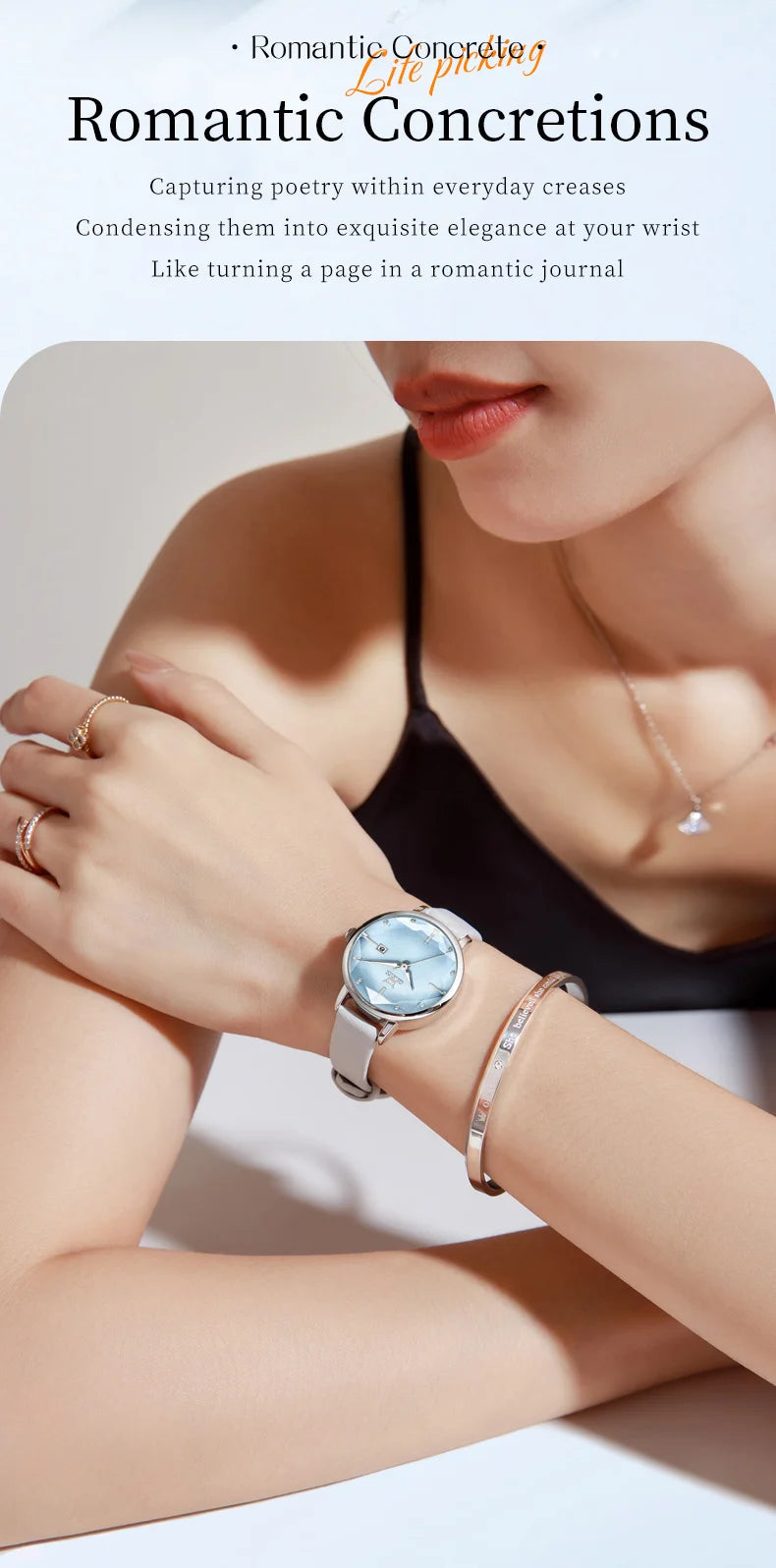 Montre Femme OLEVS Mécanique Automatique Saphir | MDN Store