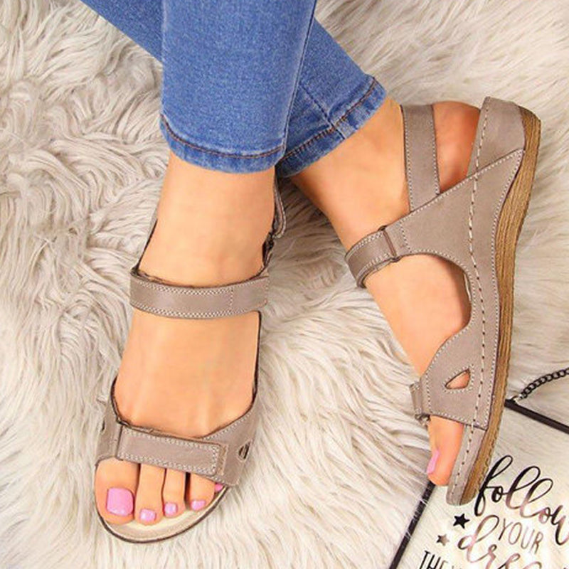 Sandales Plates Cuir Confort Respirantes Été | MDN Store