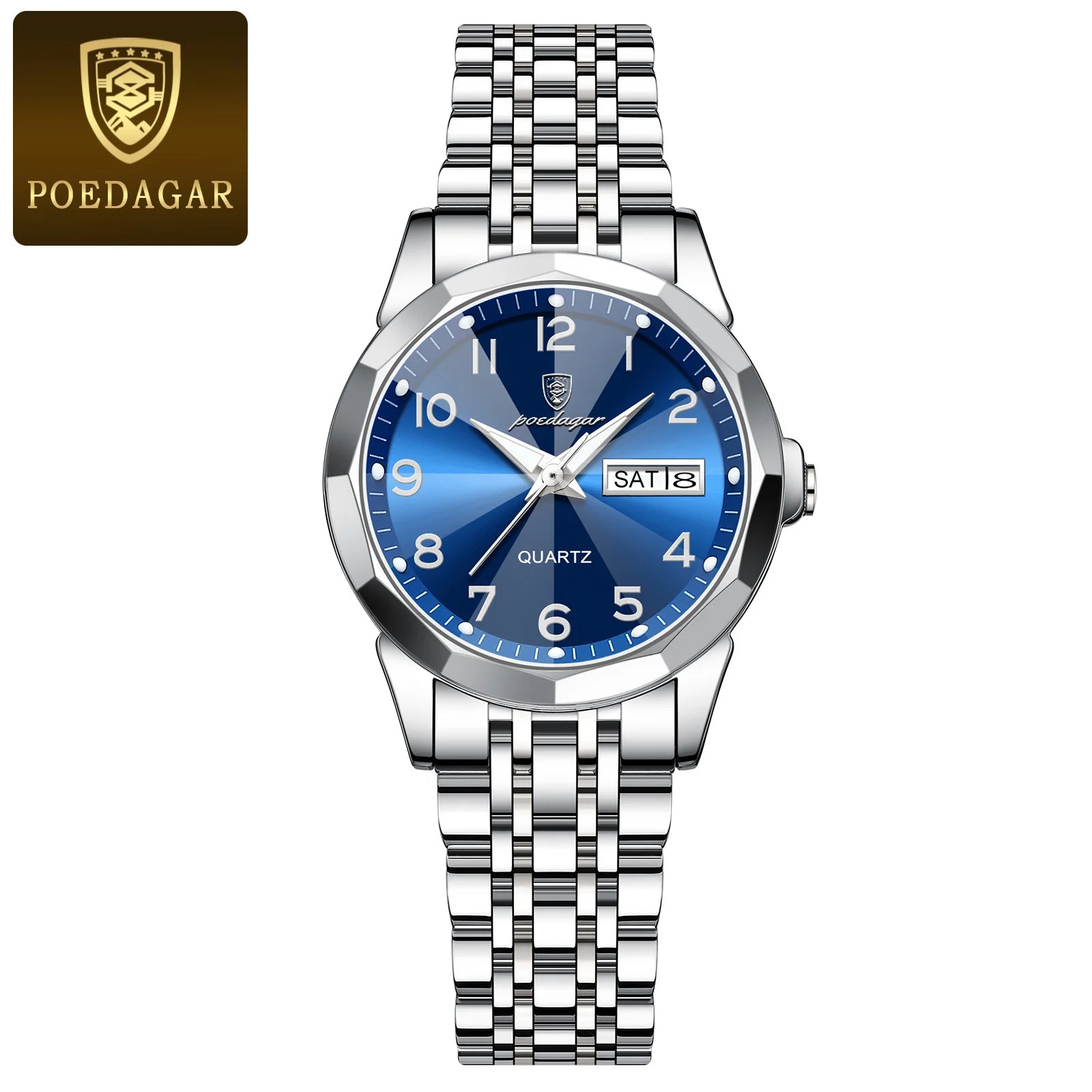 Montre Femme POEDAGAR Acier Inoxydable Étanche | MDN Store