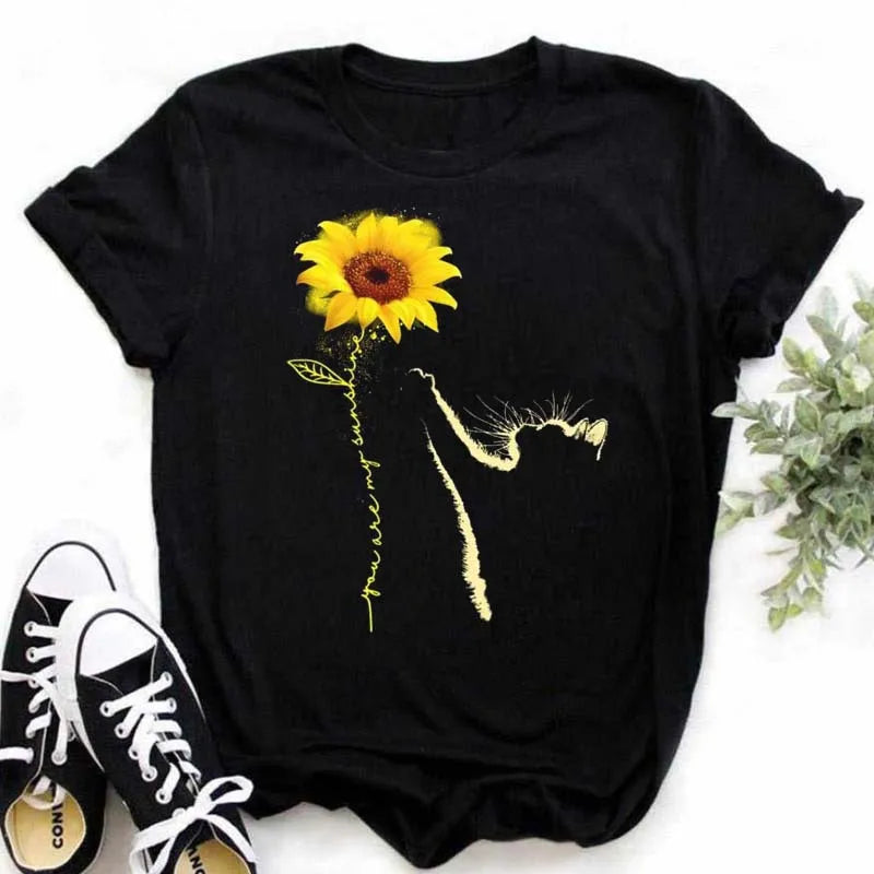 T-Chemise Coton Tournesol Papillon Oversize | MDN Store
