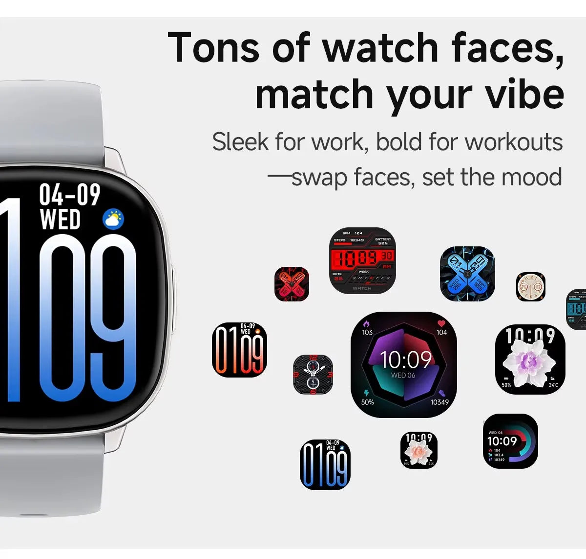 Montre Connectée AMOLED 1.73" Appels Bluetooth | MDN Store