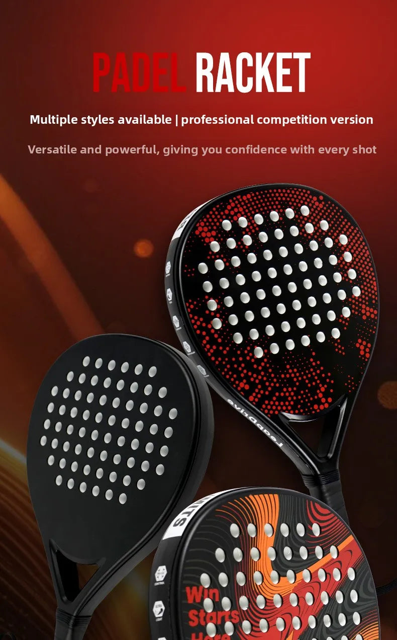 raquette-de-padel-en-fibre-de-carbone-noyau-en-mou - MDN Store 25