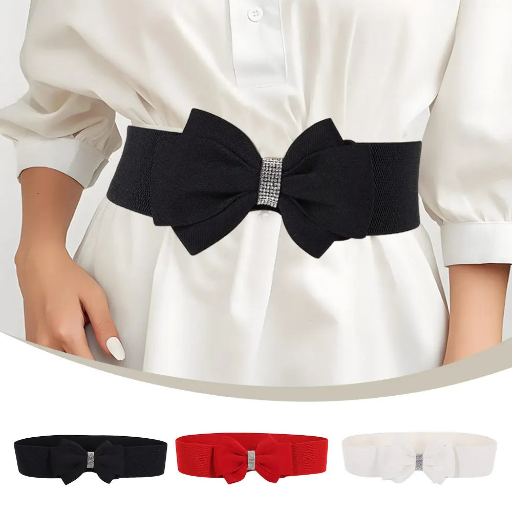 Ceinture Large Nœud Strass | MDN Store