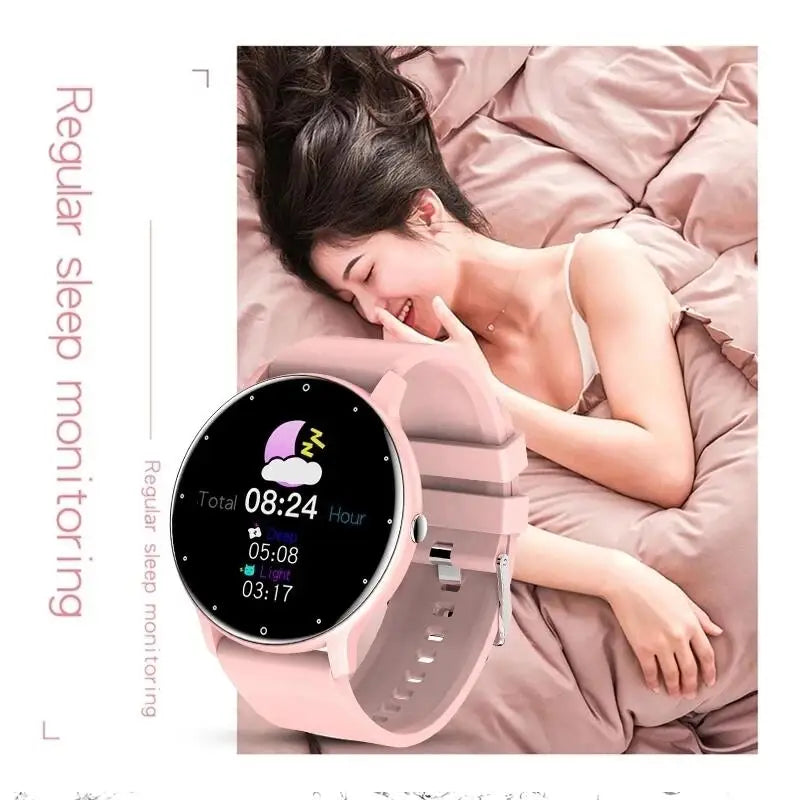 Montre Connectée Femme Homme LIGE Étanche - Bracelet Sport Météo Android iOS | MDN