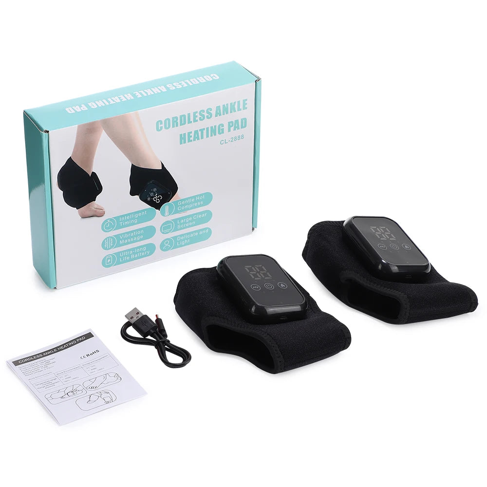 Masseur Chauffant Cheville Sans Fil USB Réglable Lot 2 | MDN
