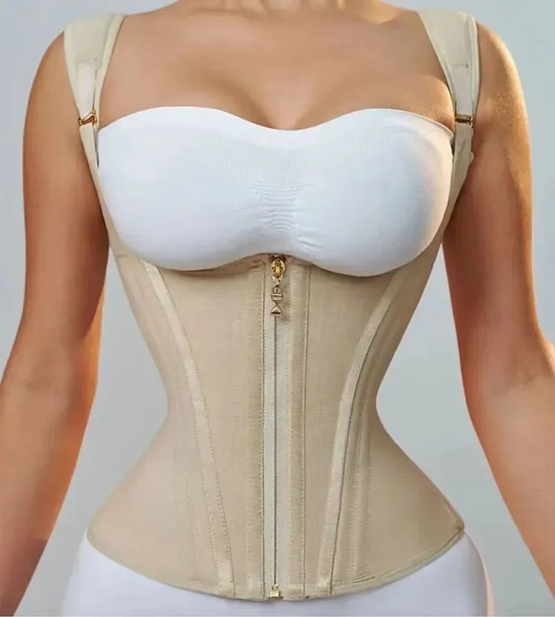 Debardeur Gainant Double Compression Femme Fermeture Eclair | MDN Store 25