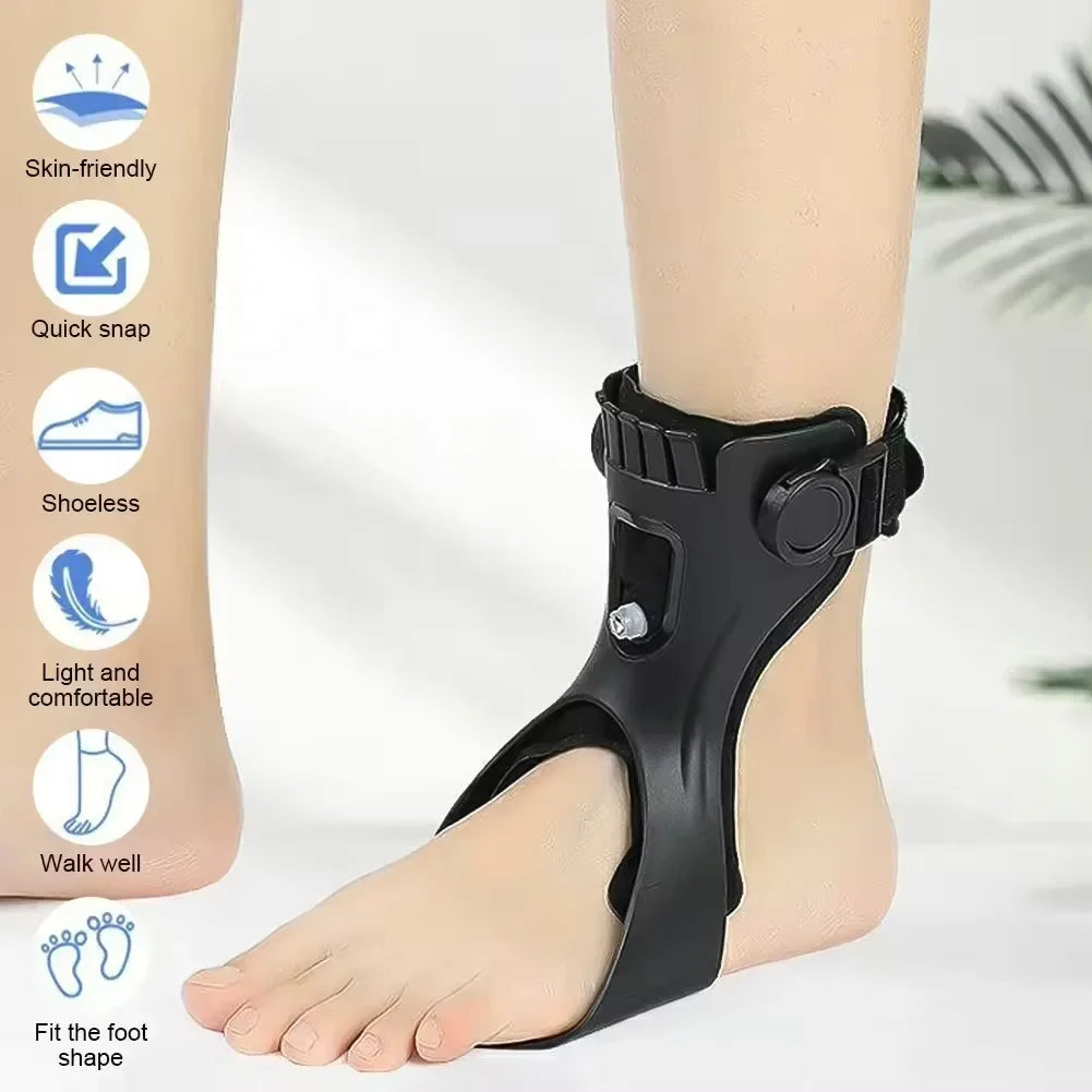 Orthèse Pied Tombant Ajustable - Support Cheville Stabilité Marche | MDN