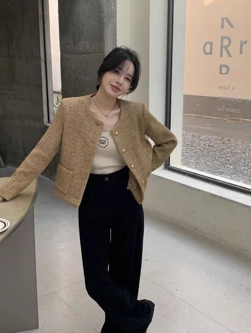 Veste Courte Tweed Poches | MDN Store