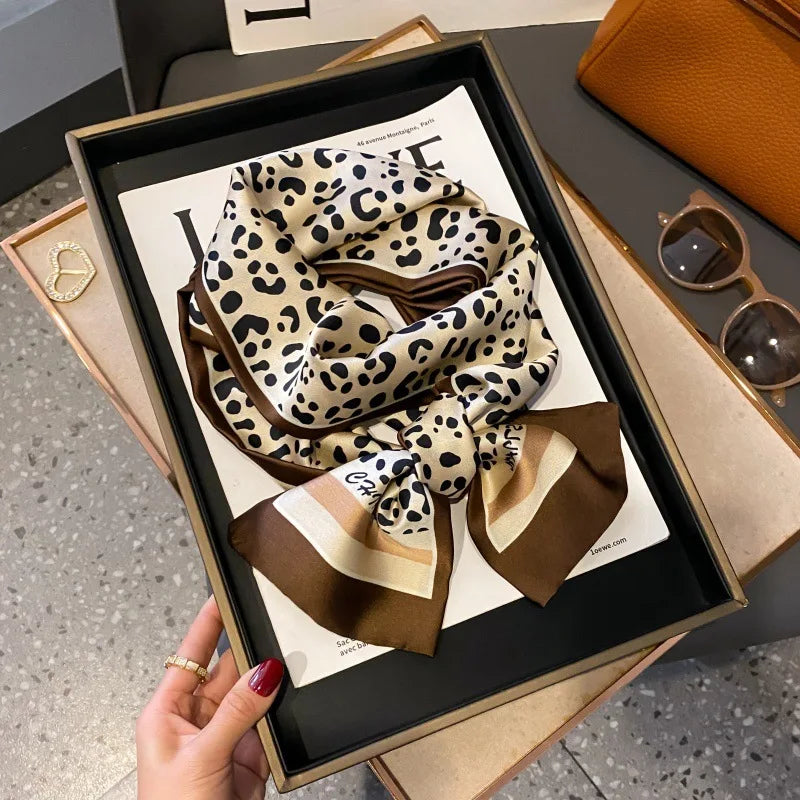 Foulard Soie Long Étroit Femme Cravate | MDN Store