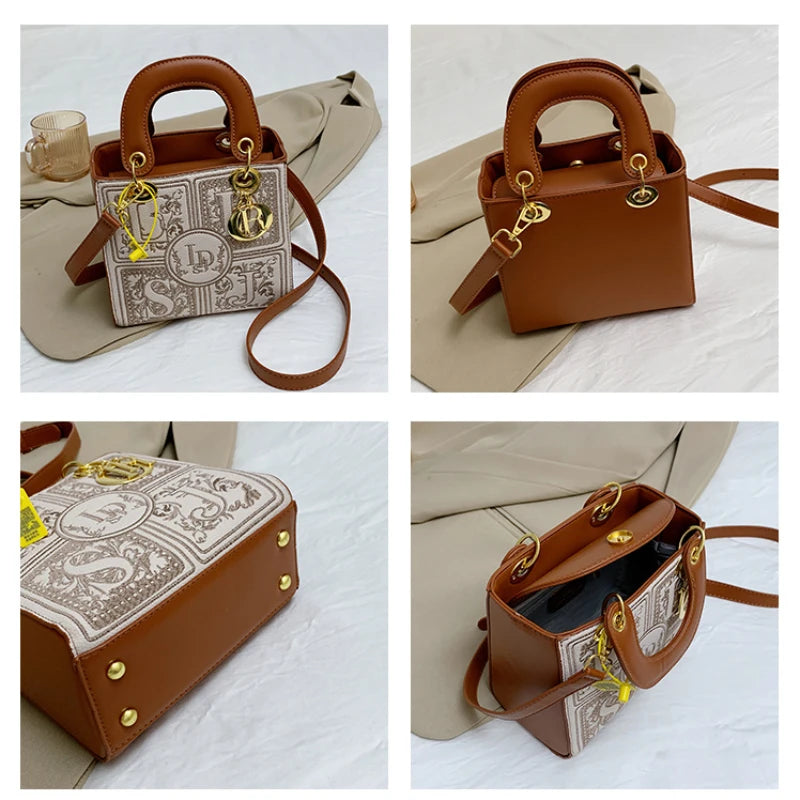 Sac Broderie Royale Poignée Crossbody | MDN Store