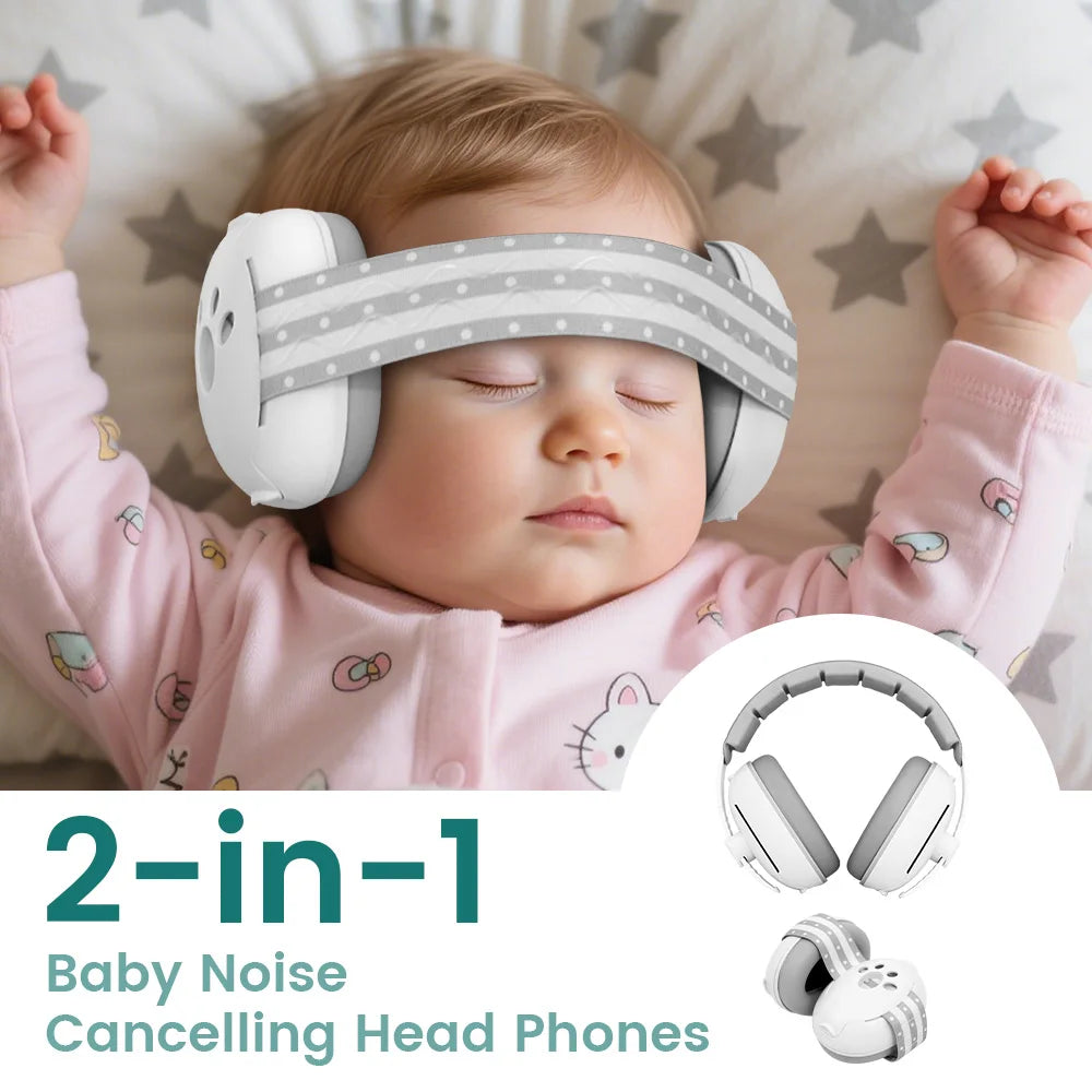 Casque Anti-Bruit Bébé 2-en-1 | MDN Store