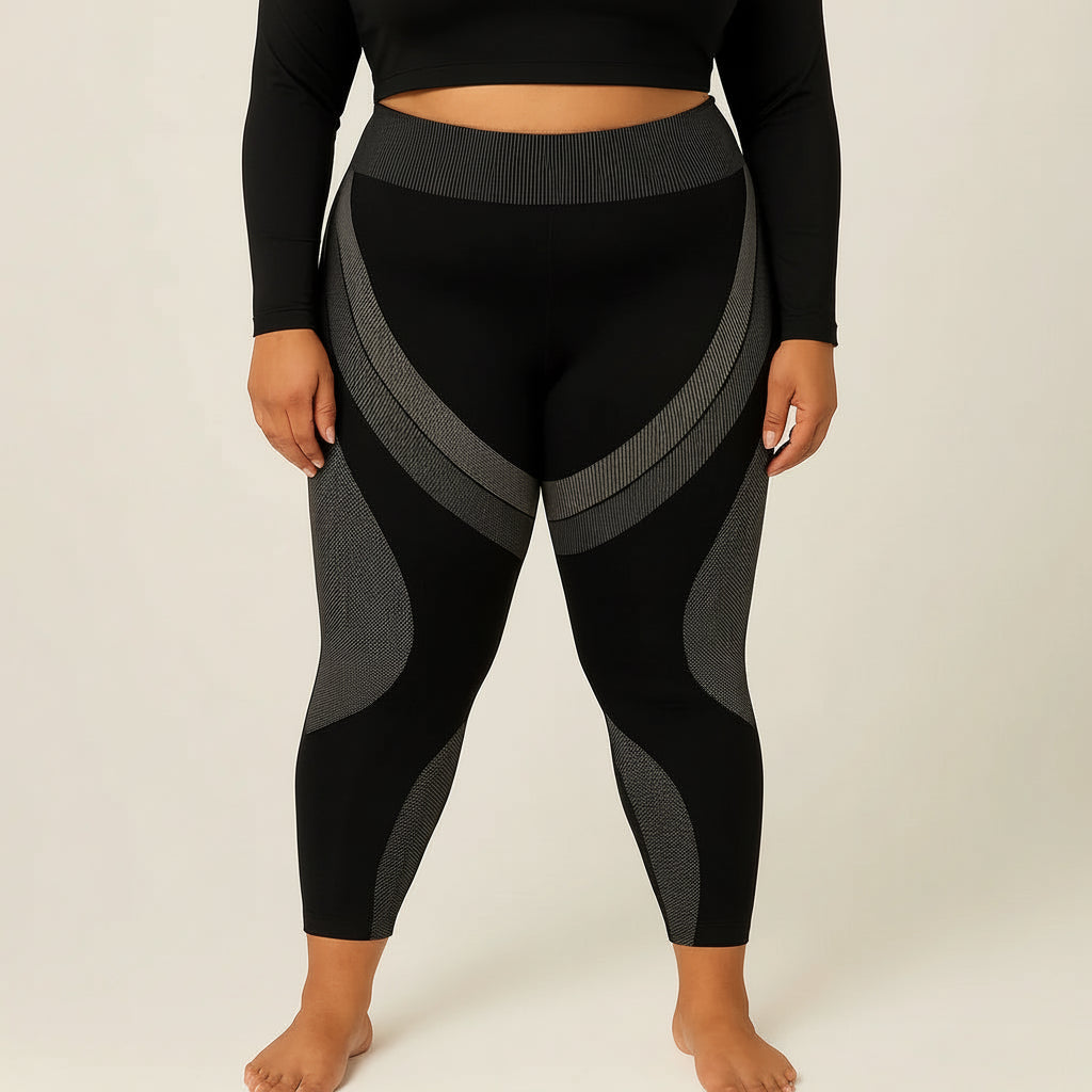 Legging Femme Grande Taille Sans Couture | MDN Store