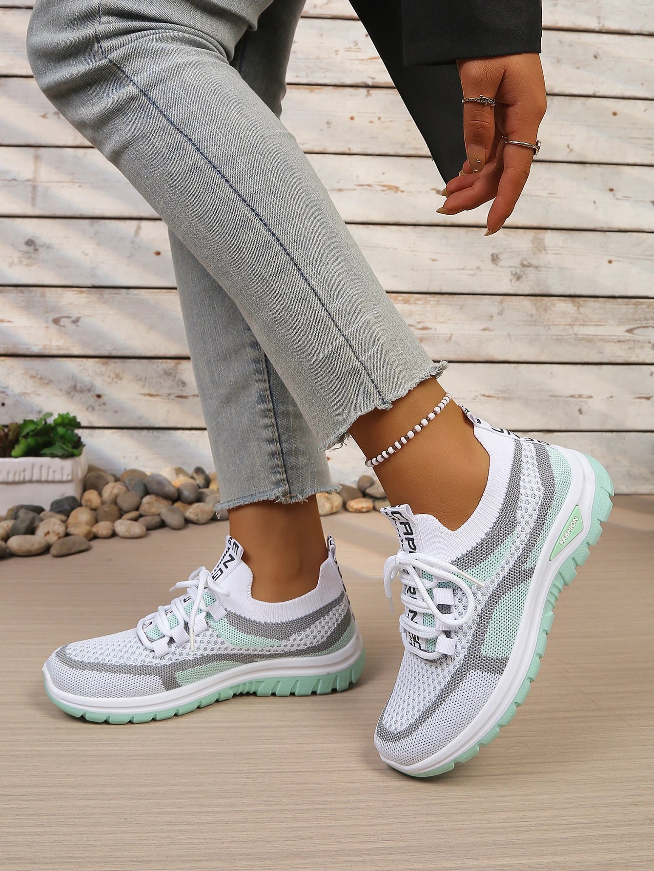 Baskets Bicolores Décontractées Femme Été | MDN Store 25