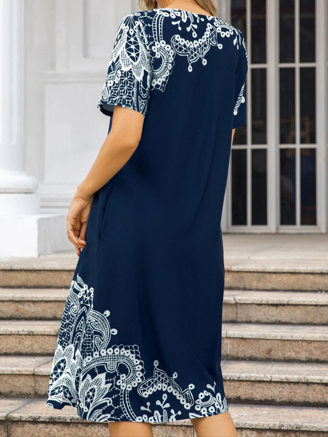 Robe Grande Taille Élégante Femme Decontractee | MDN Store