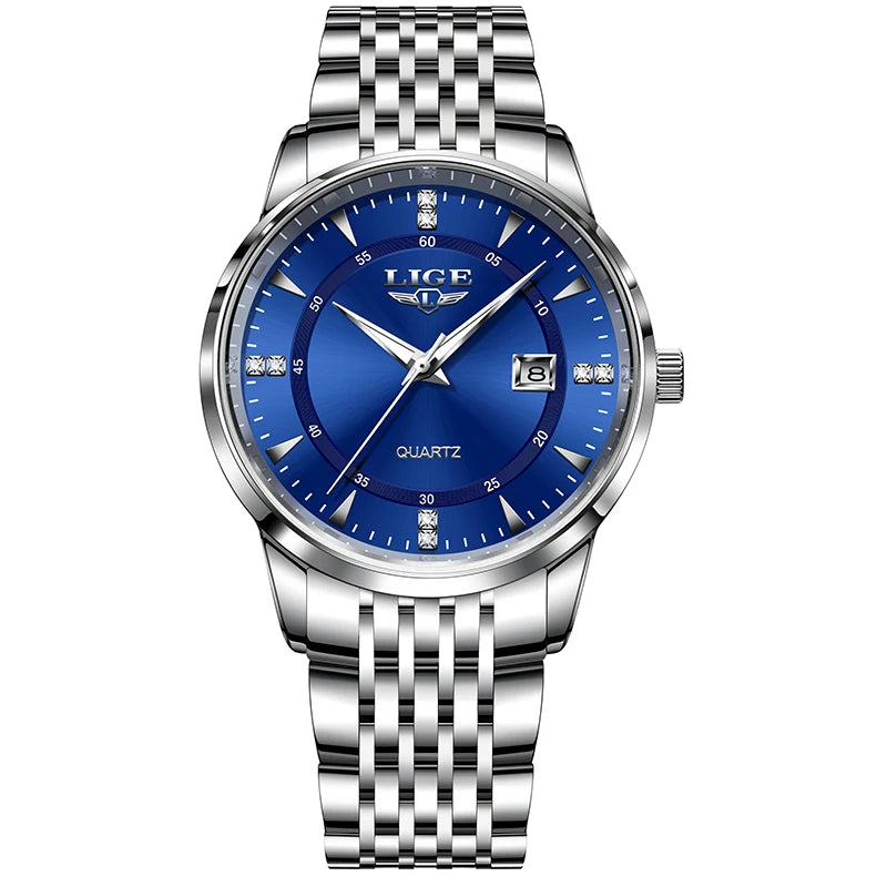 Montre Femme LIGE Acier Inoxydable Étanche | MDN Store