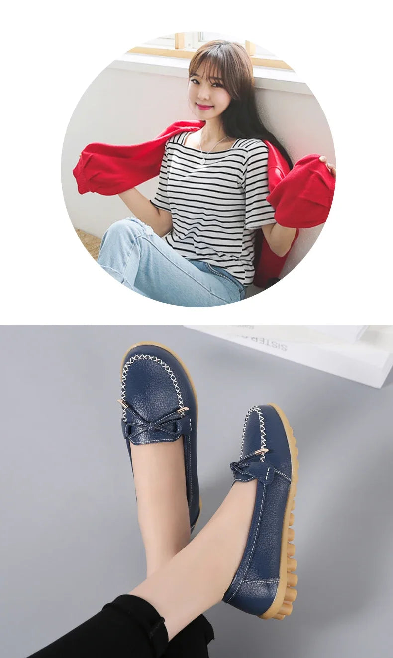 Ballerines Cuir Souple Confort Femme | MDN Store