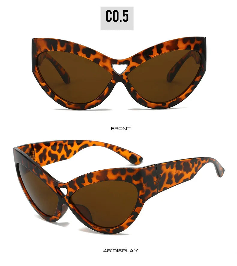 Lunettes Soleil Cat Eye Papillon Y2K | MDN Store