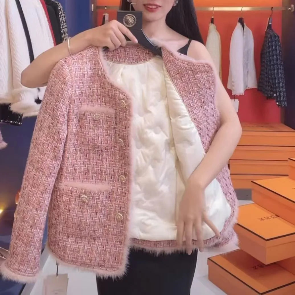 Veste Velours Rose | MDN