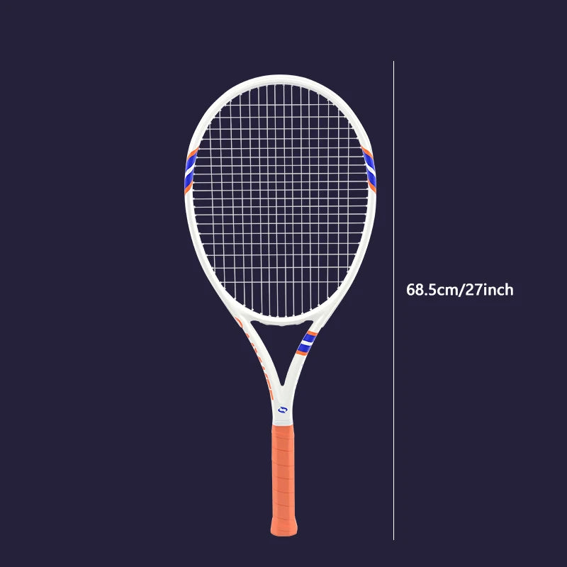 Raquette de Tennis Fibre de Carbone POWER2.0 — Étiquette Tactile 3D, Professionnelle | MDN Store 25