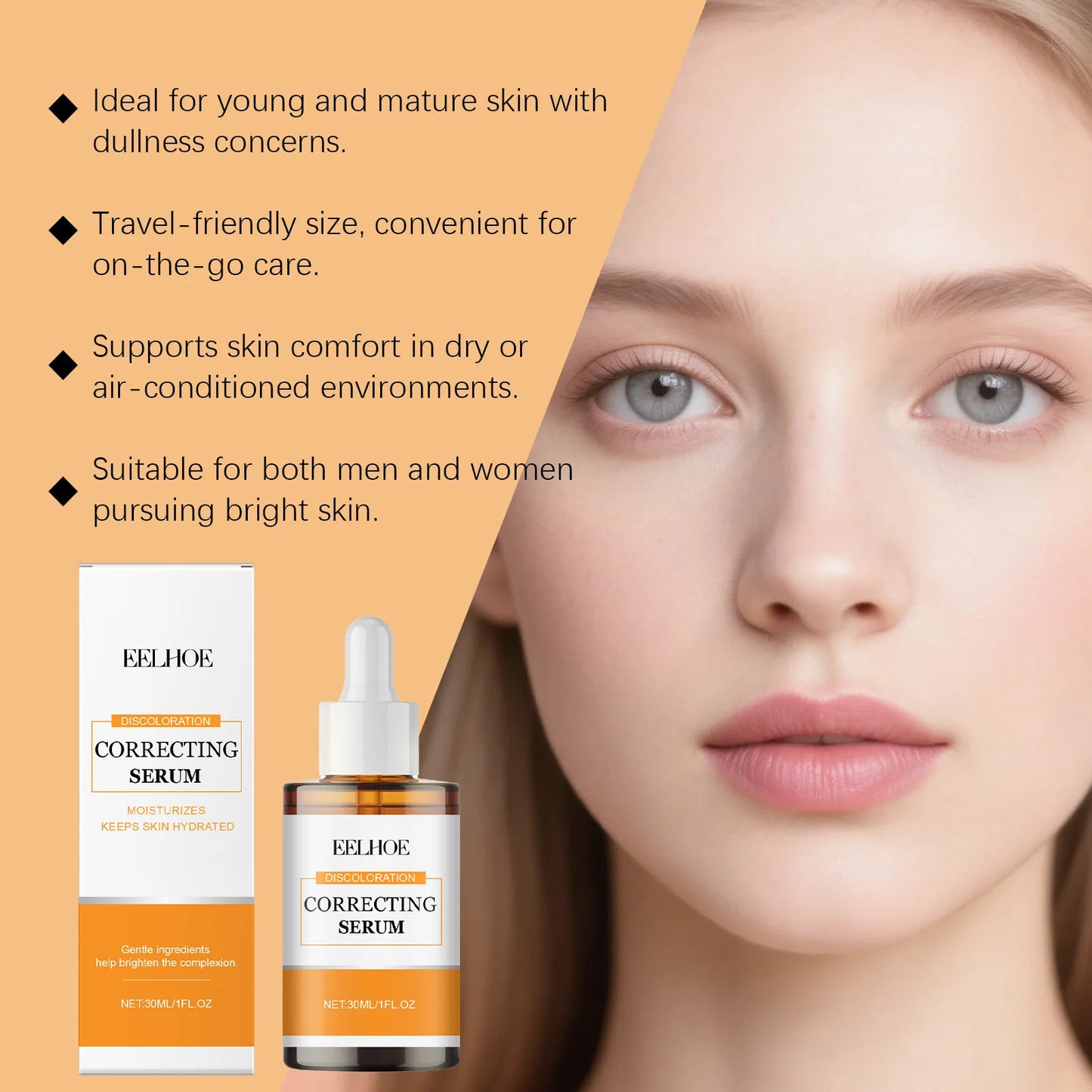 Sérum Visage Niacinamide Anti-Taches Acide Hyaluronique 30ml | MDN