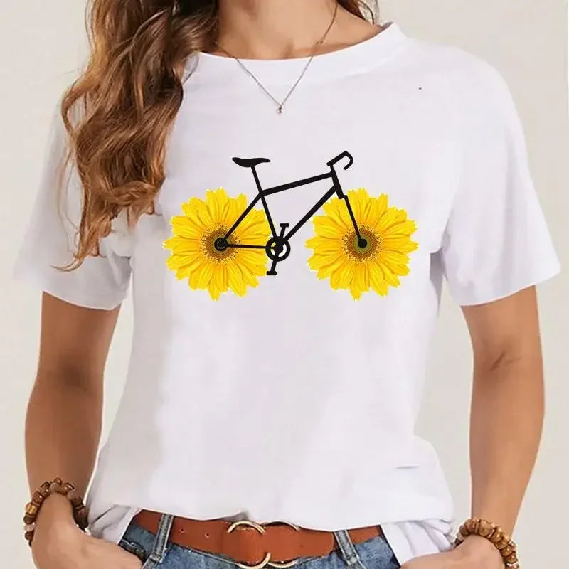 T-Chemise Fleurs Printemps Style 90s Femme | MDN Store