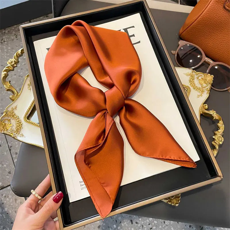 Foulard Carré Soie Floral Femme 70x70cm | MDN Store