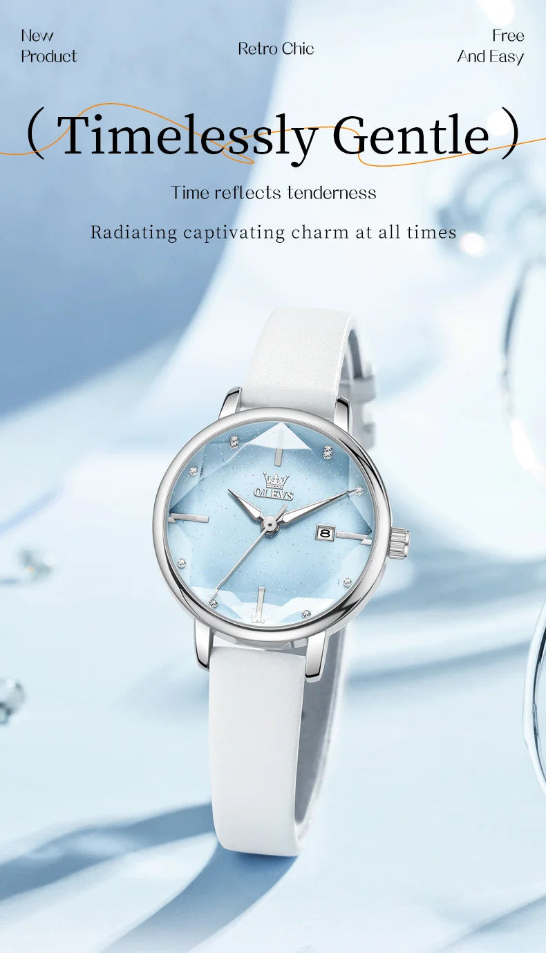 Montre Femme OLEVS Mécanique Automatique Saphir | MDN