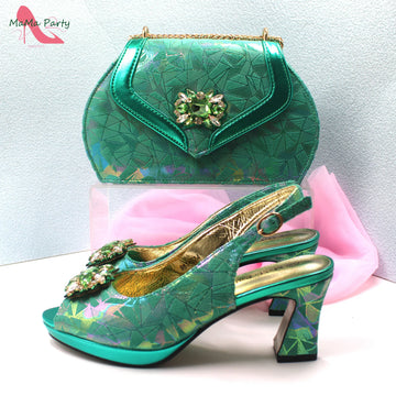 Escarpins Talon Carré Bout Ouvert Femme Soirée Mariage Élégant | MDN Store 25