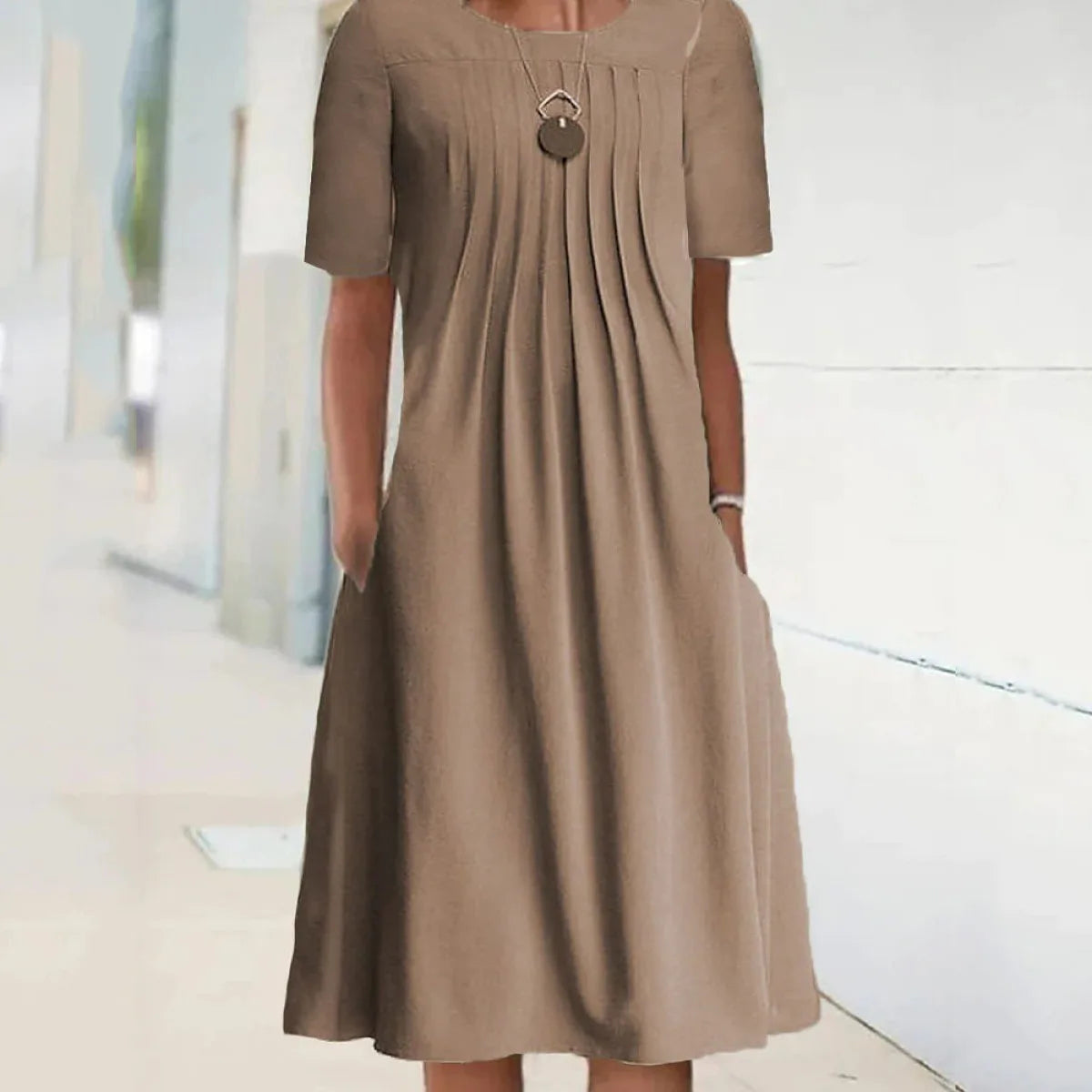Robe Longue Femme Bohème Fleurie Volants Poches Été | MDN Store