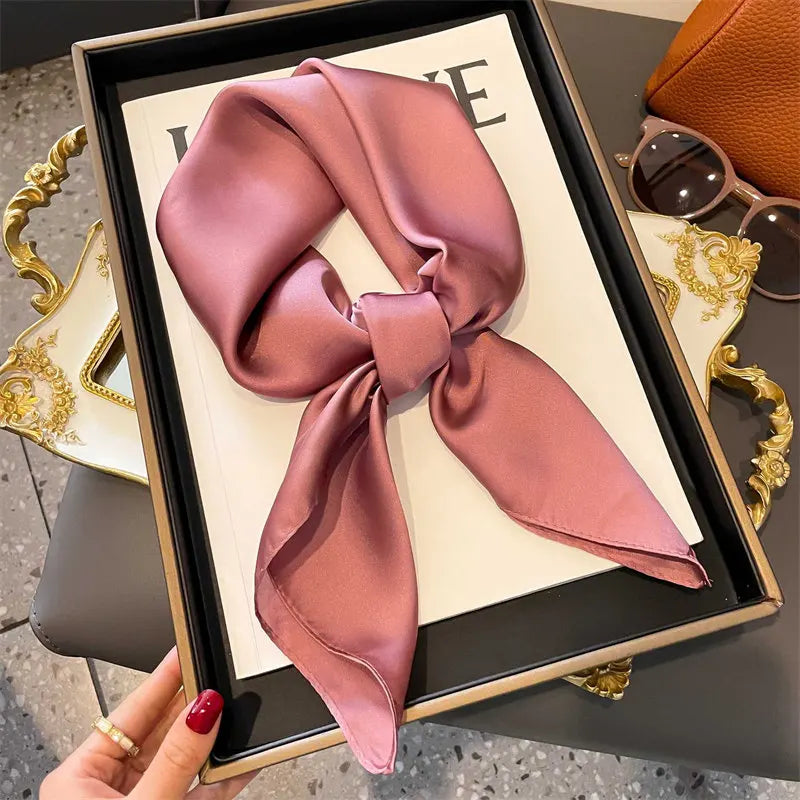Foulard Carré Soie Floral Femme 70x70cm | MDN Store