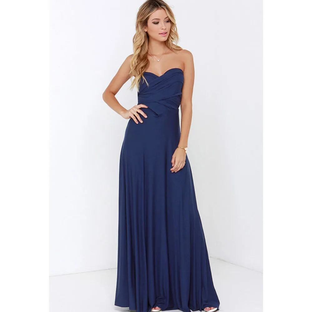 Robe Longue Femme Bandage Multiway Convertible Boho | MDN Store