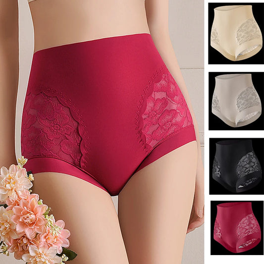 Lot 2 Culottes Gainantes Taille Haute Femme Sans Coutures - Gaine Ventre Plat Minceur | MDN